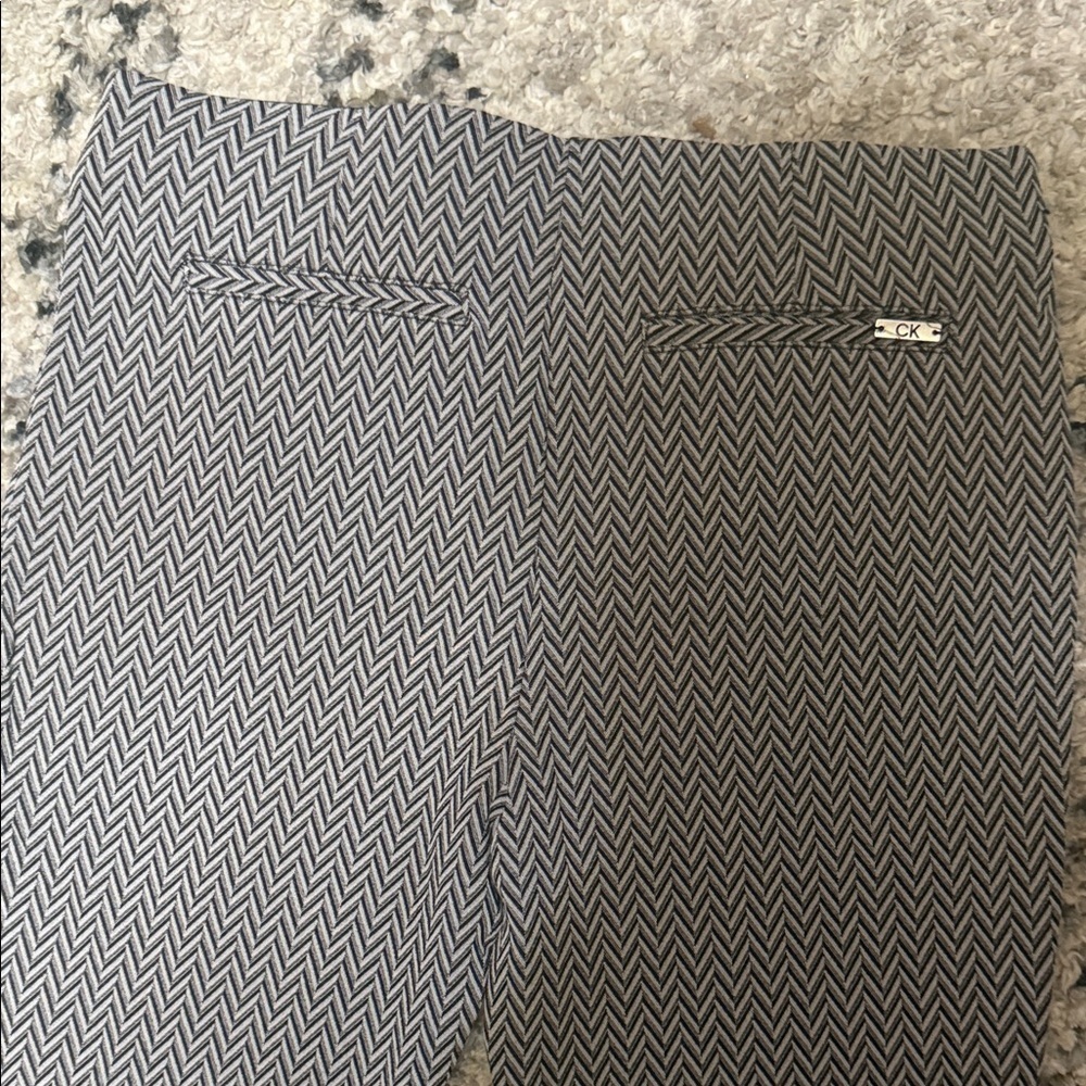 STRETCHY LEGGINGS Calvin Klein Zigzag - Black and White - Picture 9 of 11